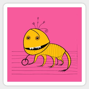 Funny monster Sticker